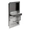 Alfi Brand Brushed Stainless Steel Recessed Shelf / Toilet Paper Holder Niche ABTPN88-BSS - alternate 6